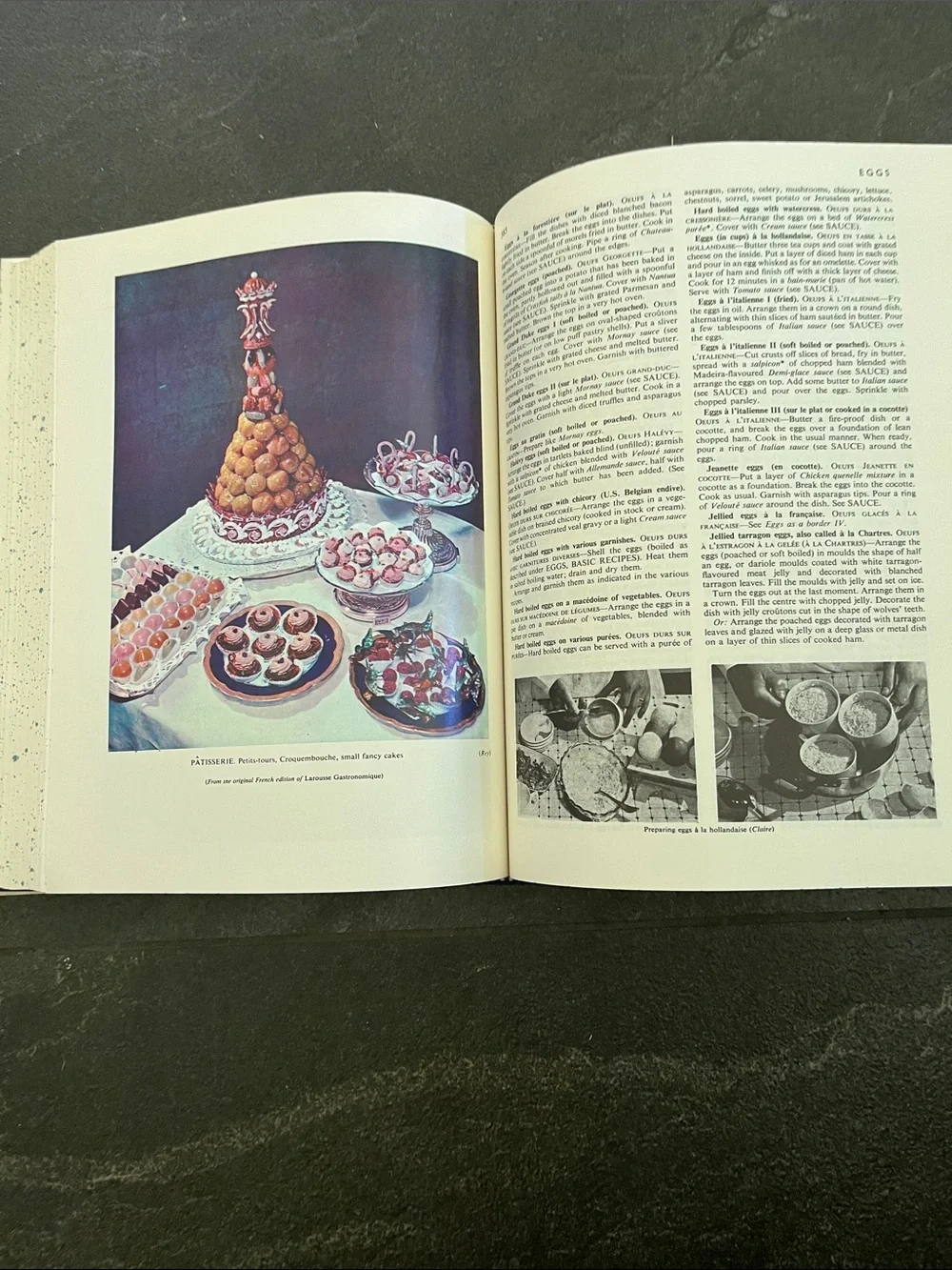 Larousse Gastronomique Encyclopedia of Food Wine & Cookery Prosper Montagne 1961